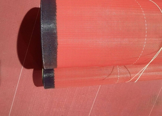 Spiral Ring Double Layer Polyester Dryer Screen For Paper Mills