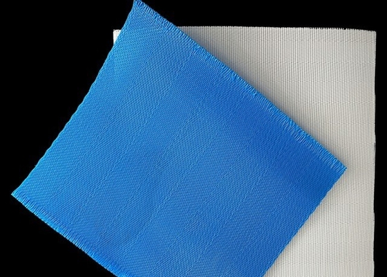 Blue And White Polyester Mesh Belt Sludge Dehydration Customized
