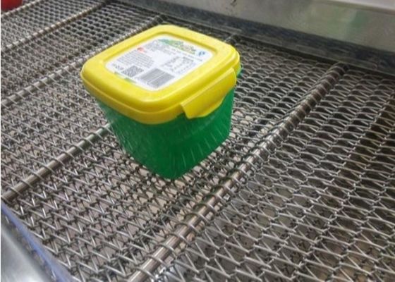 Fil en spirale Mesh Conveyor Belt Chain Driven d