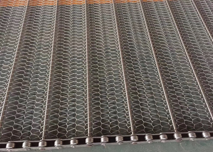 304SS enchaînent des ceintures de grillage/bandes de conveyeur à chaînes pour la machine de séchage de nouilles