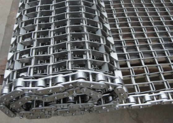 Fil plat Mesh Belt For Durable Conveyor d'acier inoxydable du maillon de chaîne 304