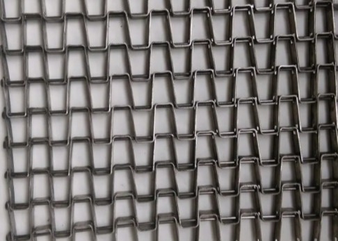 Fil plat Mesh Belt Conveying Corn de l'acier inoxydable 316