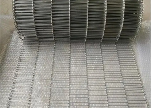 Ceinture 316l à hautes températures de Fried Food Flat Flex Conveyor