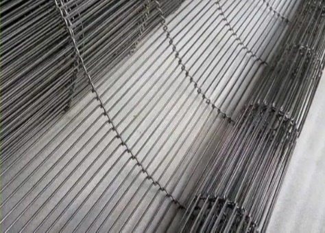 Flex Conveyor Belt Cleaning Fruits et légumes plats légers 304