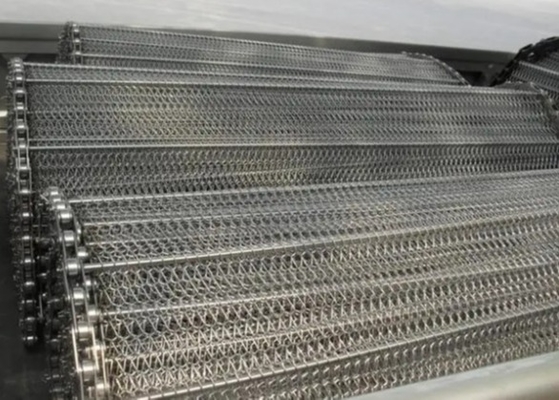 Bande de conveyeur Ss304 à chaînes tissée pour le barbecue automatique