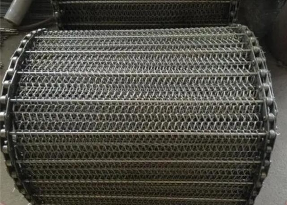 Chaîne de chargement Mesh Belt Stainless Steel 304 d'ascenseur de nourriture