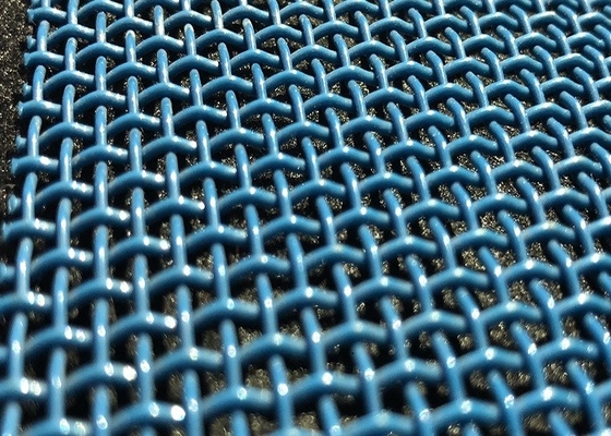   résistant à hautes températures de trou de Mesh Belt Plain Weave Square de polyester