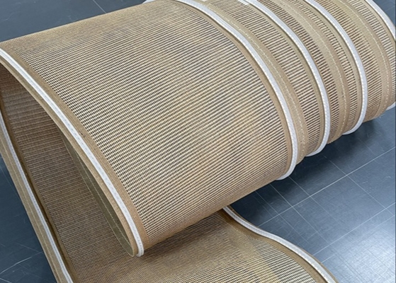 maille ouverte de fibre de verre enduite par maille en verre de bandes de conveyeur de Ptfe de 1x1mm
