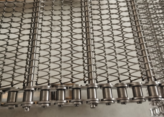 fil Mesh Conveyor Belt Food Grade de spirale de maillon de chaîne de l'acier inoxydable 304 316