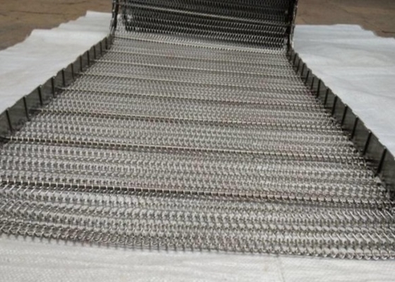 Convoyeur de refroidissement de 201SS 304SS de spirale de tunnel antirouille de Mesh Belt Oven Bakery Heat