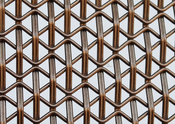 Largeur architecturale de poinçon du grillage 0.6m-1.5m en métal net de modèle multi