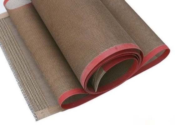 Ceinture ouverte de Mesh Food Grade Ptfe Conveyor de fibre de verre enduite 30cm 4.3m