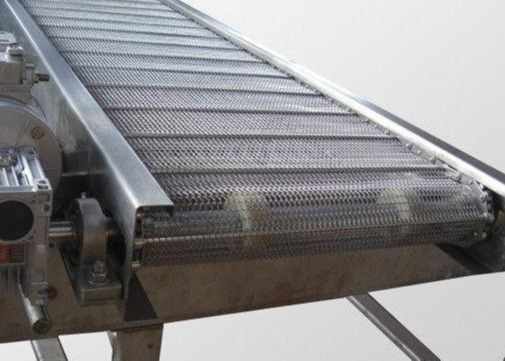 1 1,5 2 mètres de large de chaîne Mesh Belt For Industrial Transportation de l'acier inoxydable 304