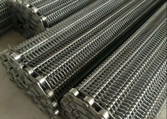 Reçu de pomme de terre examinant le matériel de Mesh Conveyor Belt 304 de chaîne de transmission