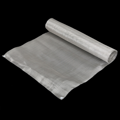 fil argenté Mesh High Temperature Resistance de l'acier inoxydable 316 de 0.05mm