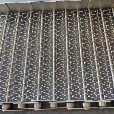 Machine-outil de commande numérique par ordinateur a perforé la bande de conveyeur inoxydable antistatique de maille