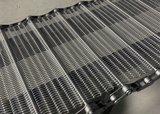 acier inoxydable de Mesh Conveyor Belt 304 de chaîne de diamètre de fil de 0.8-4mm