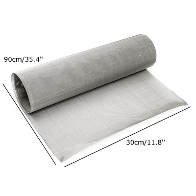 0.05mm 200 Maillage en acier inoxydable Maillage de fil tissé résistant à haute température