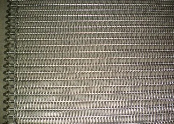 Ceinture en treillis spirale 7-60 mm Enfoncement 0,3-3,6 m Largeur pour convoyeur