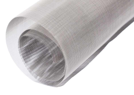 Tissus simples 316 en acier inoxydable filet de fil tissé 30 filet 15 microns