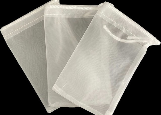 Filtre à mailles en nylon 100% organique Sac de lait de noix de coton de qualité alimentaire réutilisable