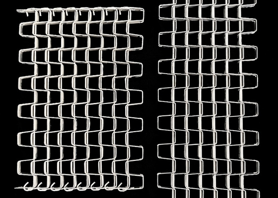 Ceinture plate inoxydable de grillage, bande de conveyeur de nid d'abeilles pour la cuisson de pain