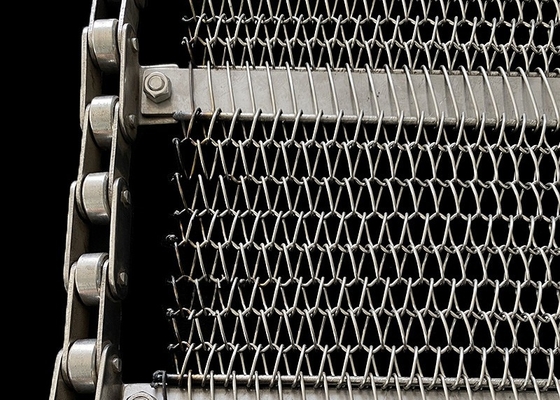 bande de conveyeur de maille de chaîne de l'acier inoxydable 316l pour des pommes frites faisant le four cuire au four