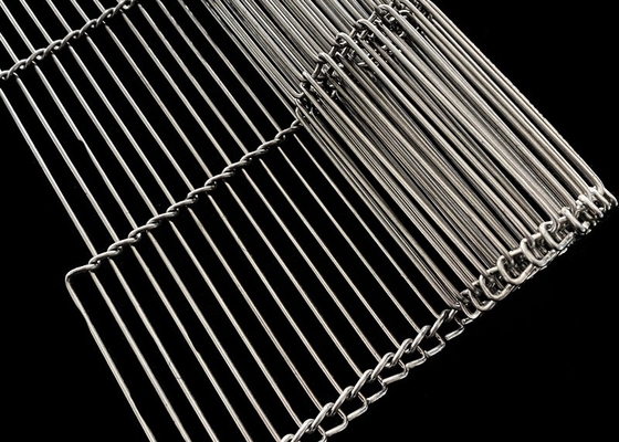 Chocolat résistant à hautes températures d'acier inoxydable enduisant Flex Conveyor Belt plat