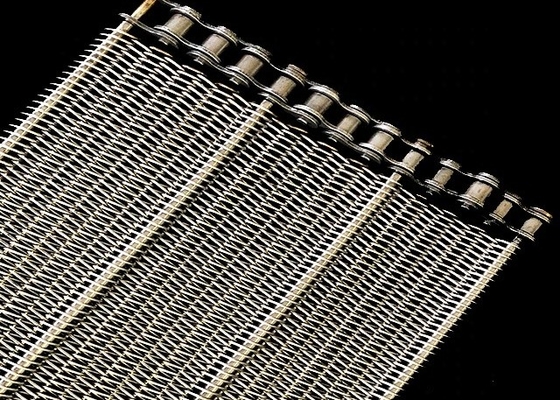 Fil équilibré de cuisson Mesh Belt de convoyeur d'armure du four 316l solides solubles de biscuit
