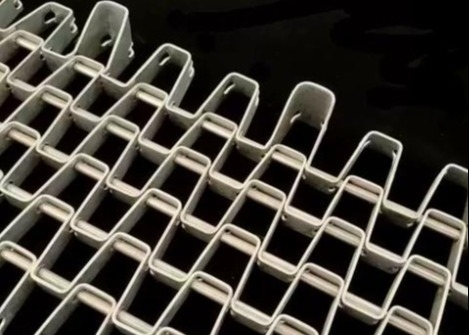 Résistance à haute température SUS310 ceinture de treillis à fil plat pour four