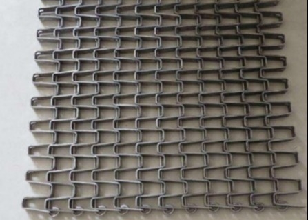 Pâte cuire en acier inoxydable Honeycomb bande transporteuse en treillis métallique plat