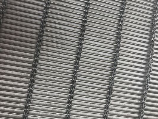 Maille faite sur commande de mur rideau en métal d'acier inoxydable pour les écrans décoratifs de maille en métal