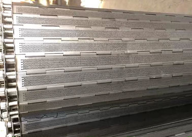 Structure adaptée aux besoins du client de biens de Demension de bande de conveyeur de lien de plat de l'industrie alimentaire