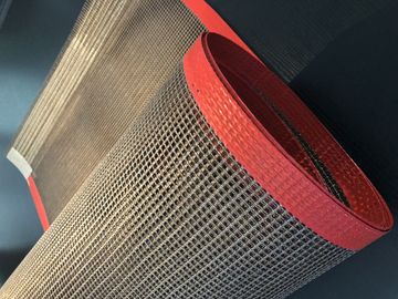 Résistance acide de Breathability de téflon de maille de bande de conveyeur de grande taille élevée de trou