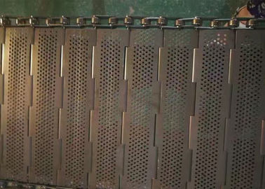 La bande de conveyeur à chaînes robuste de maille, peut être réutilisée facilement a nettoyé