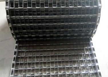 Bande de conveyeur plate de ceinture de maille de l'acier inoxydable 304 pour le four de processus de bifteck
