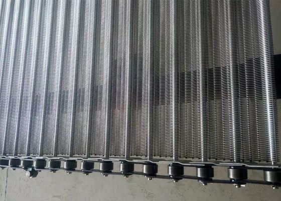 Courroie de transporteur à chaînes durable de maille d'appui fait sur commande de nourriture réfrigérée