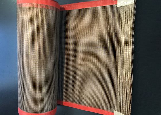 L'étuve de tissu 6*6mm PTFE a enduit la fibre de verre Mesh Conveyor Belts