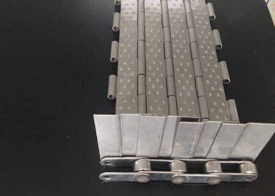 Bande de conveyeur perforée de lien de 304 plats d'acier inoxydable