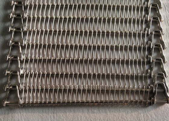 Flex Freezer Ss plat 201 Mesh Belt 0.8mm en spirale