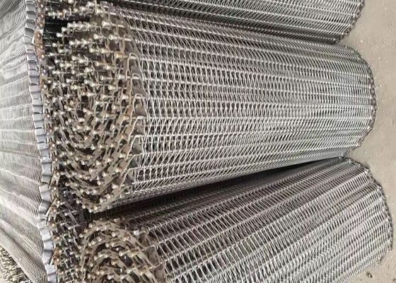 Bandes de conveyeur équilibrées d'armure d'acier inoxydable de bon Breathability et de résistance à la corrosion