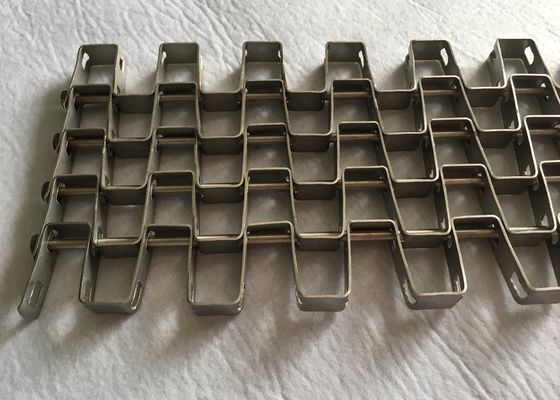 Anti fil plat Mesh Belt de l'acier inoxydable 100mm de la rouille 304