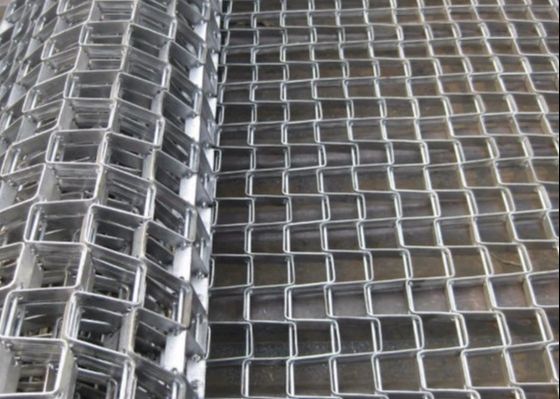 Fil plat fonctionnel automatique Mesh Belt For Material Conveying de solides solubles