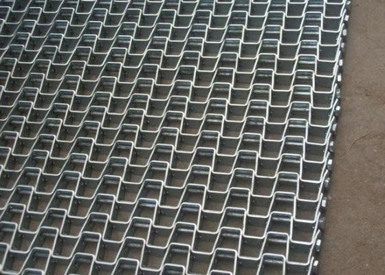 Anti bande de conveyeur de fil plat de la corrosion Sus316 d'industrie chimique
