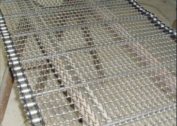 Bande de conveyeur de nid d'abeilles d'acier inoxydable/fil plat Mesh Belt
