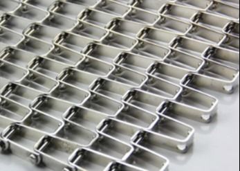 Bande de conveyeur de refroidissement ayant beaucoup d'étages de fil plat de catégorie comestible