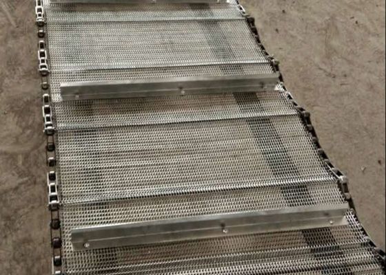 Maïs de catégorie comestible nettoyant la chaîne Mesh Conveyor Belt de 316l solides solubles