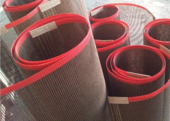 Personnalisation résistante à la chaleur Ptfe Mesh Conveyor Belt de soutiens 4x4