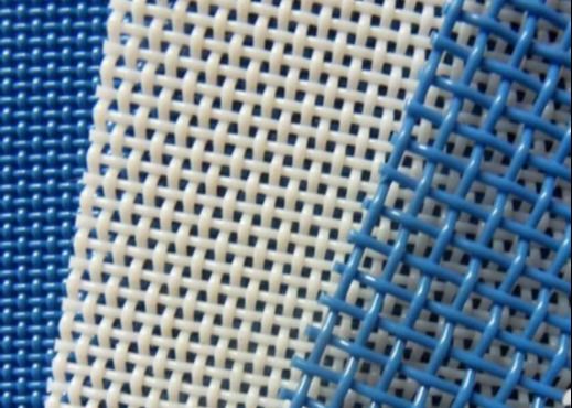 polyester Mesh Conveyor Belt Plain Weave de taille de trou de 2mm 4mm