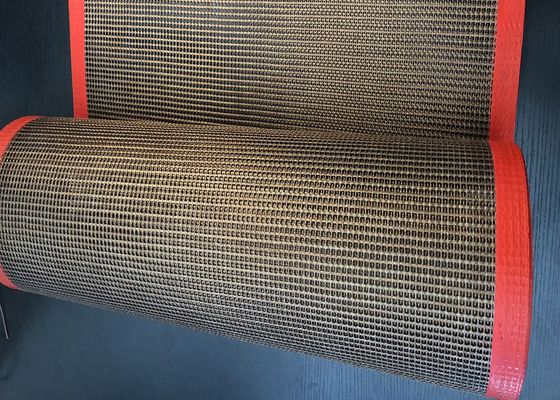 Ptfe a enduit la résistance de Mesh Conveyor Belt High Temperature de téflon de fibre de verre